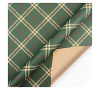 Papel de Regalo Navideño Papel de regalo kraft for Navidad, papel verde for bodas, decoración, artículos arte, embalaje, vitela, decoraciones vísperas(Color 6)