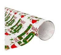 Papel De Regalo Rollo de papel regalo navideño, edición 67, divertido for el Amigo Invisible(White 90cm)