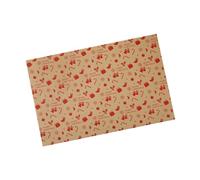 Papel de regalo sostenible para festividades, 50 x 74 cm, juego de 5 piezas, motivos navideños atrevidos, materiales artesanales, materiales de manualidades sostenibles para decoración de Navidad