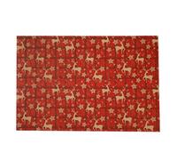 Papel de regalo sostenible para festividades, 50 x 74 cm, juego de 5 piezas, motivos navideños atrevidos, materiales artesanales, materiales de manualidades sostenibles para decoración de Navidad