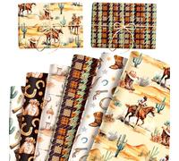 papel de regalo vaquero del oeste 12 hojas caballos desierto salvaje rodeo manualidades decoración para fiestas de cumpleaños baby shower bodas y celebraciones matrimoniales 6858x508 cm