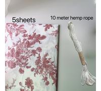 Papel de Regalo Vintage Peonía Sydney Papel de Embalaje de Regalo para Fiestas Papel Base para Cajas de Regalo de Papel DIY a