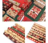 Papel de regalo Wrapping Paper for Birthday Kraft Packaging Material DIY Bag Year Decor Papel regalo cumpleaños(22)