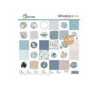 Papel de scrapbooking - Artemio - Safari - 30,5 x 30,5 cm - 60 hojas - Multicolor