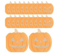 Papel de seda impreso de Halloween - Servilletas decorativas de calabaza, hojas duraderas de 3 capas | Elegante papel estampado en oro con diseño divertido para decoración de mesas festivas