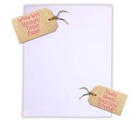 Papel de seda resistente a la humedad, hojas pequeñas de gran tamaño A4, ideal para impresión de gel, manualidades de medios mixtos, papel de seda blanco súper fuerte