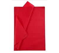 Papel de seda rojo, 50 x 70 cm, rojo, 25 hojas