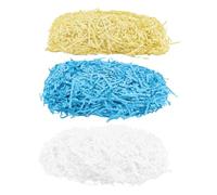 Papel de Seda Triturado de Colores para Relleno, 3 Paquetes