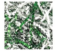 Papel de seda triturado Papel triturado arrugado metálico brillante multicolor 100 g-200 g(Style a/Green,100g)