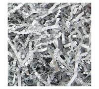 Papel de seda triturado Papel triturado arrugado metálico brillante multicolor 100 g-200 g(Style B/Siver,200g)