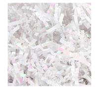 Papel de seda triturado Papel triturado arrugado metálico brillante multicolor 100 g-200 g(Style B/White,200g)