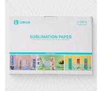 Papel de sublimación A3 (paquete de 140 hojas) - Papel de transferencia para impresiones vibrantes sobre tejidos, cerámica, tazas y más. Compatible con impresoras de sublimación (A4)