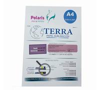 Papel de Sublimación A4, Polaris Terra 100 Hojas, 85 g/m², 210 x 297 mm, Compatible con Epson, Sawgrass, Ricoh, etc..