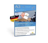 Papel de Sublimación Premium 125g/m², 100 hojas A3, de secado rápido y a prueba de manchas