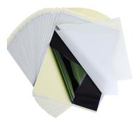 Papel de Transferencia de Tatuaje,50 Hojas Tattoo Transfer Paper Papel de Calco de Transferencia de Plantilla Térmica de Tamaño A4 para Impresión de Tatuajes y Diseño DIY