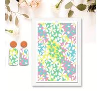 Papel de transferencia para arcilla polimérica, hojas de transferencia de arcilla polimérica, hojas de transferencia de arcilla polimérica con patrón de margaritas, flores florales, soluble en agua