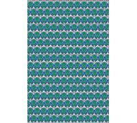 Papel Décopatch No. 769 - Pack de 20 hojas (395 x 298 mm, ideal para papmachés) azul verde mosaico