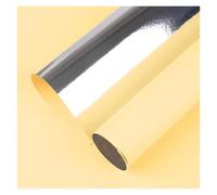 Papel del paquete del regalo de la Navidad, Papel de espejo de 55x5, 0cm/30 Uds., Material de película de aluminio, resistente al agua, ligero, papel de regalo de ramo de dos colores de lujo