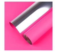 Papel del paquete del regalo de la Navidad, Papel de espejo de 55x5, 0cm/30 Uds., Material de película de aluminio, resistente al agua, ligero, papel de regalo de ramo de dos colores de lujo