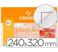 Papel Dibujo Basik 210X297 -130 Gr. -Con Marco -Mini (10 Hojas)