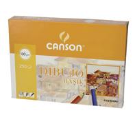 Papel Dibujo CANSON Basik Liso, Din-A4 130 gr., Caja x250 Hojas