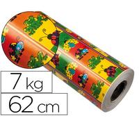 Papel fantasia verjurado star 7113 todo el año bobina 62 cm 7 kg