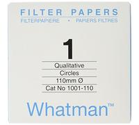 Papel filtro Whatman cualitativo estándar grado 1, Paquete de 100