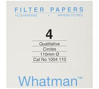 Papel filtro Whatman cualitativo estándar, grado 4, Paquete de 100