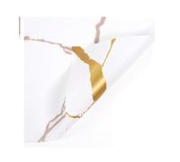 Papel Floral Gold Marble Wedding Party Valentine's Day Bouquet Gift Box Wrapping Paper Material