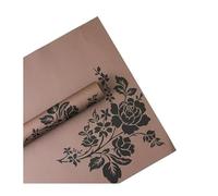 Papel Floral Thickened Vintage Printed Cotton Velvet Craft Paper Valentine's Day Rose Packaging