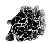 Papel Floral White Black Pink Bouquet Wrapping Paper Flower Bouquet Wrapping Mesh Yarn