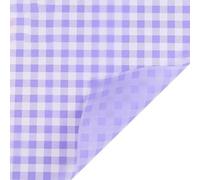 Papel for envolver flores, resistente al agua, con rejilla de 20 piezas, ramo a cuadros, papel de flores con perlas, regalo, Material for tienda de bodas(Purple)
