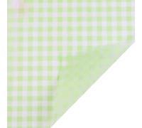 Papel for envolver flores, resistente al agua, con rejilla de 20 piezas, ramo a cuadros, papel de flores con perlas, regalo, Material for tienda de bodas(Green)