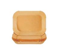 Papel for hornear freidora de aire, Compatible con Ninja, Dual XL foodi AF300 AF400 AF451, revestimiento de papel desechable, molde, parrilla, accesorios for freidora(50pcs 22x14cm)