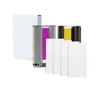 Papel Foto 6 Pulgadas Cinta Compatible con Xiaomi Printer 1S | Suministro Impresión Foto,Set Papel Y Cinta,Accesorio Color,Fácil Cambio,Uso Diario(2pcs+80paper)