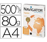 Papel Fotocopia Navigator Din A4 80 Gr 2 Agujeros Multiuso Papel Tinta y Láser (500 Hojas)