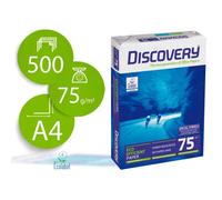 Papel fotocopiadora discovery din a4 75 gramos papel multiuso ink-jet y laserpaquete de 500 hojas