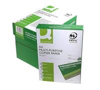 Papel fotocopiadora q-connect din a4 80 gramos paquete 5 x 500 hojas
