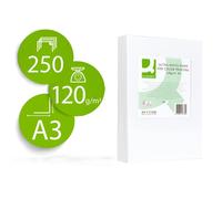 Papel fotocopiadora q-connect ultra white din a3 120 gramos paquete de 250 hojas - KF17789