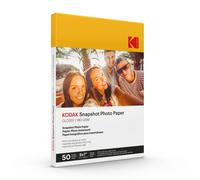 Papel fotogr fico brillante KODAK 5 x 7 SNAPSHOT, 50 unidades, 48 lb - 180 g/m - 8,5 mil (41307), blanco