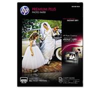 Papel fotogr fico satinado HP Premium Plus de 8,5 x 11 pulgadas, 50 hojas (CR667A)