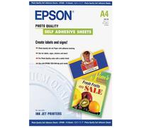 Epson S041106 papel para inyección de tinta Photo Quality autoadhesivo | 167 gramos | A4 | 10 hojas