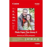 Canon PP-201 Papel foto Glossy Plus II | 265 gramos | A4 | 20 hojas