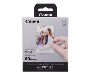 Papel fotográfico Canon XC-60L para sublimación 5.4x8.5 cm 60 piezas
