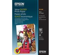 Papel Fotográfico Epson Value Glossy A4 50 Hojas Brillo 183 g/m²