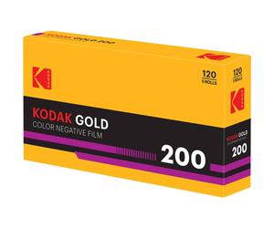 Papel fotográfico negativo de color dorado 200 120, paquete de 5