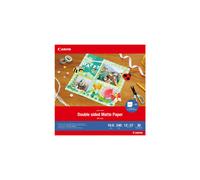 Papel fotogrfico mate de doble cara Canon, perfecto para lbumes de recortes y manualidades, 12.0 x 12.0 in, compatible con impresoras de inyecc