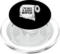 Papel Higiénico Broma Humor Im Not a Good Wiper PopSockets PopGrip para MagSafe