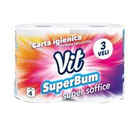 Papel higiénico de 4 rollos Superbum de 3 capas VIT