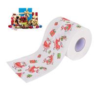 Papel higiénico de día festivo, papel higiénico comercial, rollo de papel higiénico de Navidad, papel higiénico muy novedoso, divertido broma para rellenar calcetines de Navidad
